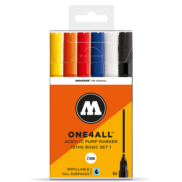 Molotow One4All 127 HS Marker 6er Set 1