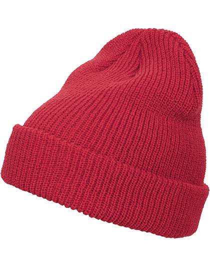 Flexfit Long Knit Beanie Red