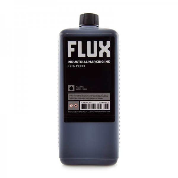 Flux Refill Industrial Marking Ink FX.INK1000 1000ml Black