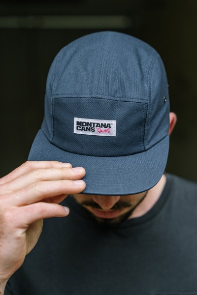 Montana 5-Panel Cap in 2 Farben Typo Logo