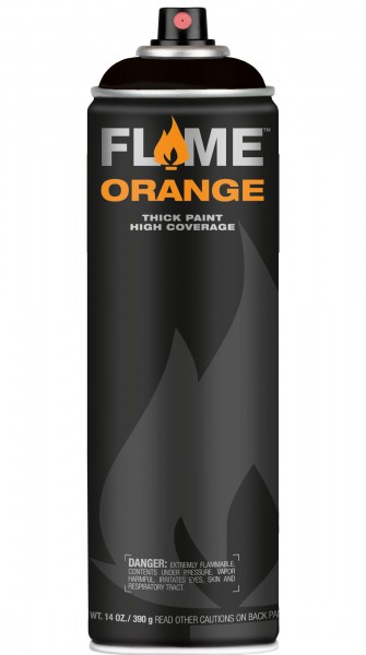 Flame Orange 500ml Thick Black