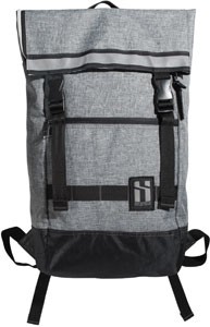 Mr. Serious To-Go Rucksack grau meliert