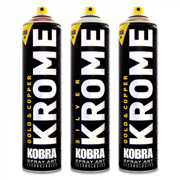 Kobra Paint Krome 600ml in 3 Farben