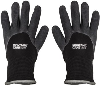 Montana Winter Nylonhandschuhe schwarz
