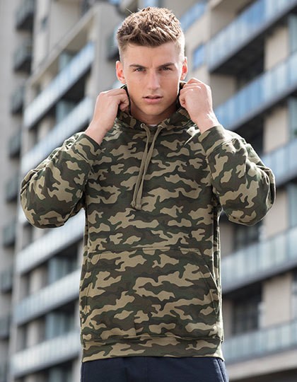 Just Hoods Camo Hoodie in 4 Farben