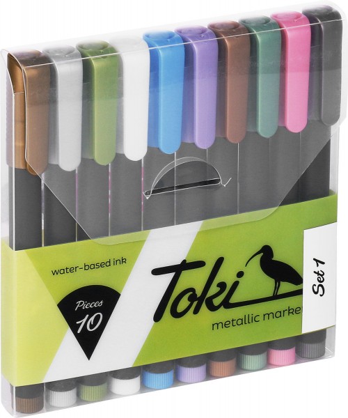 Toki Metallic Marker 10er Set