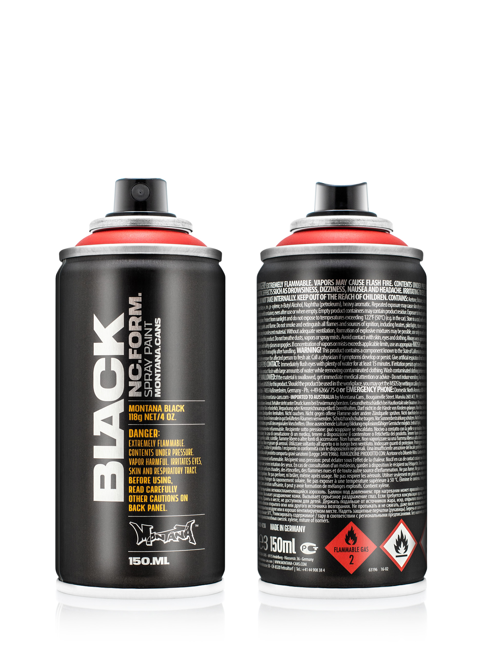 Montana BLACK Spray Paint 400ml Artist Edition LAIA