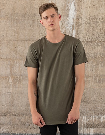 BYB Shaped Long Tee in 5 Farben Olive