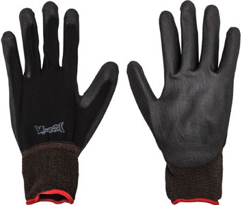 Montana Nylonhandschuhe schwarz